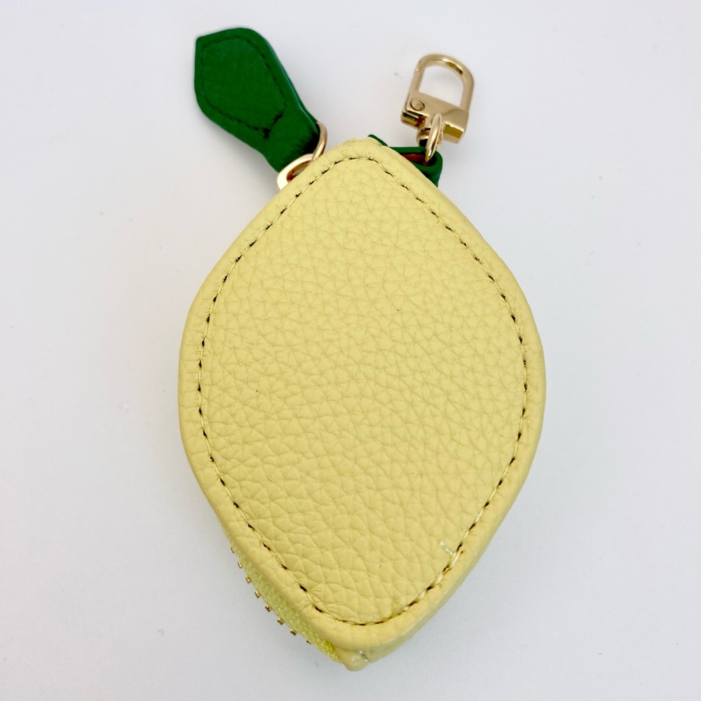 Lemon Coin Purse Keychain Pouch NWOT - Picture 4 of 11